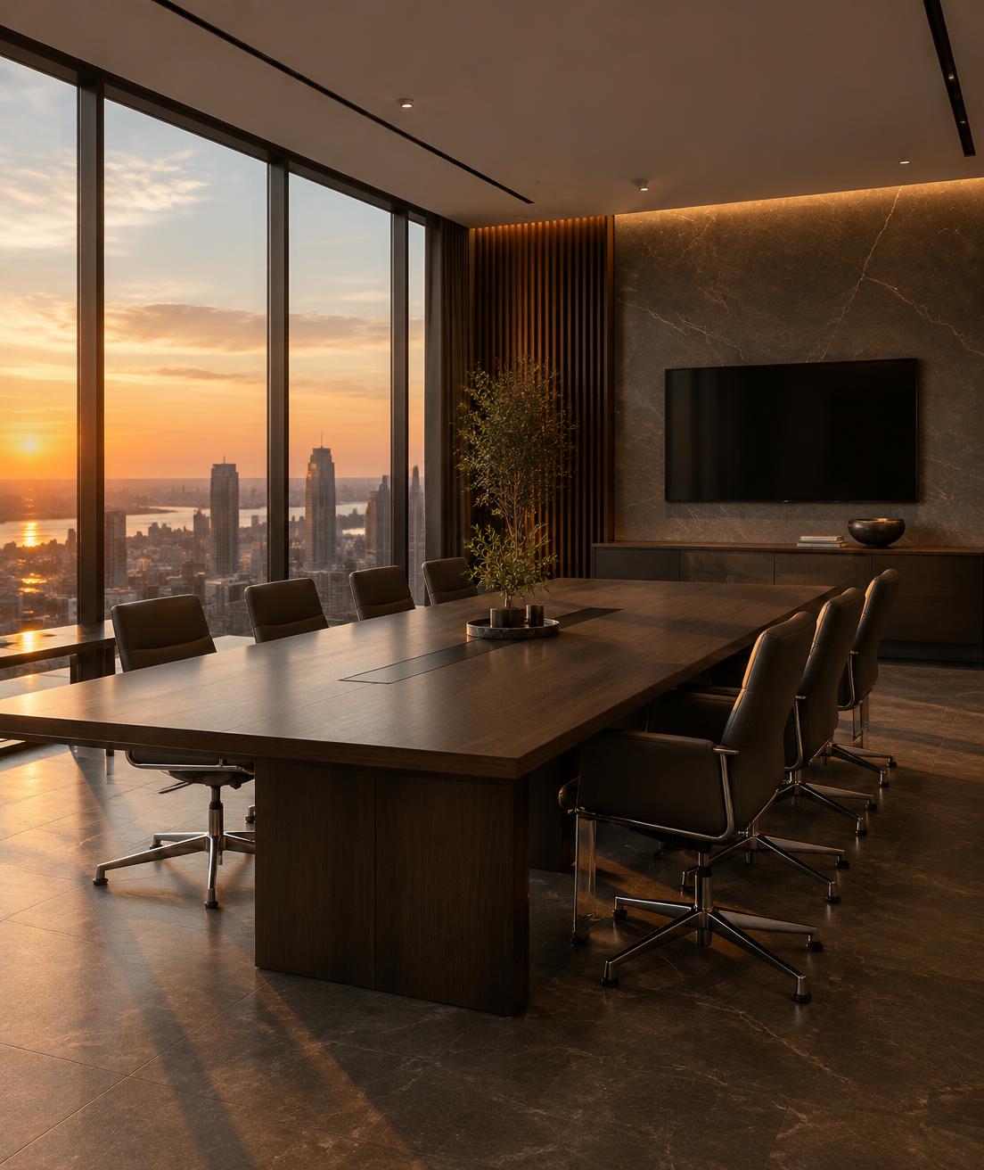 Sala de reuniões corporativa
